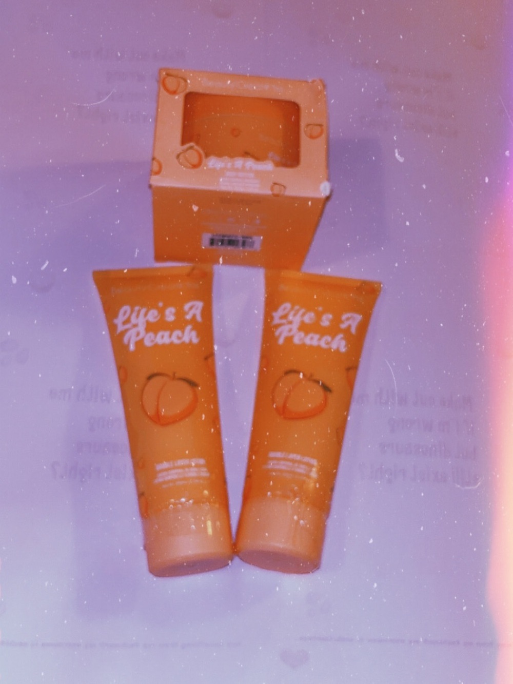 Life’s A Peach lotion and body butter Set